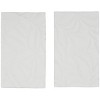 Olivia & May Set of 2 Metal Leaf Embossed Wall Decors White: Iron Nature-Inspired Vertical Artpc - 3 of 4
