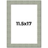 PosterPalooza | Sculpted Blue Picture Frame - UV Acrylic, Foam Board Backing, Hanging Hardware - 2 of 4