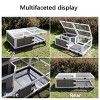 LAOTIES 43" Wooden Tortoise House,Indoor And Outdoor Turtle Cage With Waterproof Trays And Acrylic Enclosure For Small Reptiles - 3 of 4