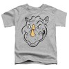 Toddler Boys' Teenage Mutant Ninja Turtles Rocksteady Face T-Shirt - 2 of 4