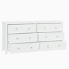 7-Drawer Dresser,Modern Wooden Storage Chest of Drawers,Dresser TV Stand,Wood Drawer Organizer with Handles for Bedroom,Living Room,Hallway,White - 2 of 4
