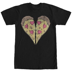 Men's Lost Gods Piece of Pizza Heart T-Shirt - 1 of 4