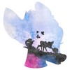 Men's Bambi Blue Watercolor Silhouette T-Shirt - 2 of 4