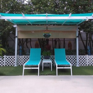 PURPLE LEAF Outdoor Chaise Lounge Set Adjustable Recliner with Side Table Aluminum Outdoor Lounger - 1 of 4