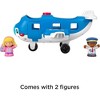 Fisher- Little People Travel Together Airplane with Pilot Kurt & Emma Figure - 4 of 4