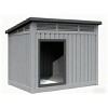 Gulches Easy-Assemble Weather-Resistant Pet House Open Roof for Cleaning, Slanted Water-Repellent Roof, Large Opening - 2 of 3
