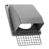 Lambro® 6-In. Plastic Wall Exhaust or Air Intake Vent with Hinged Screen and Removable Damper, 351 - 4 of 4