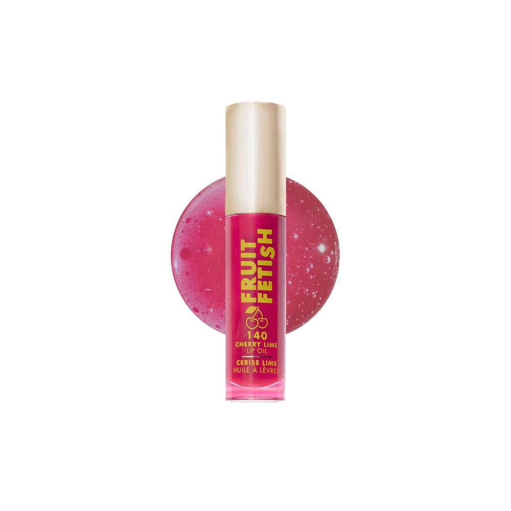 Photos - Other Cosmetics Milani Fruit Fetish Lip Oil - 140 Cherry Lime - 0.135 fl oz 