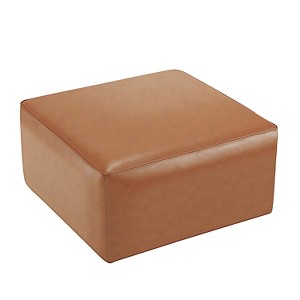 VYNXARIA Square PU Leather Ottoman,Ottoman Bench for Living Room & Bedroom - 1 of 4