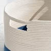 Cotton Round Laundry and Storage Basket - M - 4 of 4