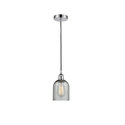 Caledonia - 1 Light Cord Hung Mini Pendant In Industrial Style-9.75 Inches Tall and 5 Inches Wide