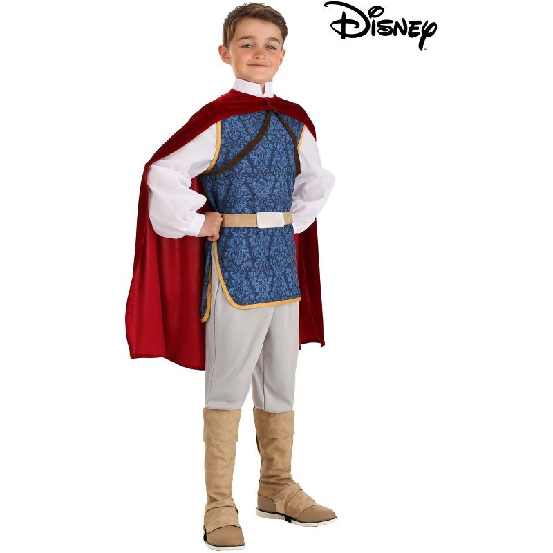 HalloweenCostumes.com Disney Snow White Boy's The Prince Costume., 4 of 9