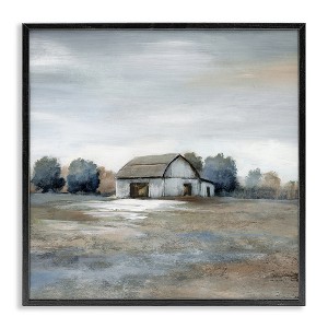 Stupell Industries Countryside Barn Neutral Tones Framed Giclee Art - 1 of 4