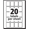 Avery Removable  Labels, Removable Adhesive, 1" x 3/4", 1,000 Labels (5428) - 3 of 4