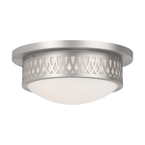 Livex Lighting Westfield 2 - Light Flush Mount in  Brushed Nickel - 1 of 1