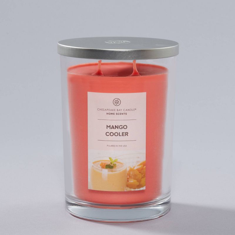 19oz 2 Wick Jar Candle Mango Cooler - Home Scents by Chesapeake Bay Candle, 1 of 9