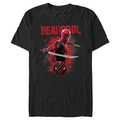 Men's Marvel: Deadpool & Wolverine Deadpool Pose T-shirt : Target