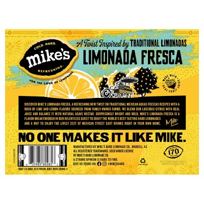 Mike's Hard Limonada Fresca - 12pk/12 fl oz Cans