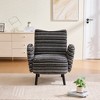 Hrinhom 30.3"W Accent Chair,Modern Reading Armchair with Storage Pocket - 2 of 4