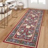 Washable Rugs for Living Room, Non Slip Floral Area Rugs, Low Pile Stain Resistant Botanical Bird Soft Carpet - 2 of 4