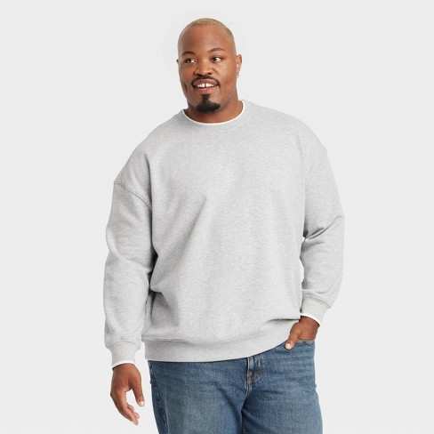 Men's french terry crewneck sweatshirt best sale