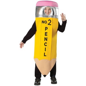 Imposta Costumes Adult Number 2 Pencil Costume Bodysuit Yellow One Size - 1 of 1