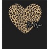 V Day Cheetah Heart Be Mine Crew Neck Short Sleeve Adult T-shirt - 2 of 2