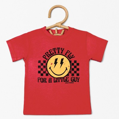 The Juniper Shop SmileyWorld Pretty Fly For A Little Guy Toddler Short Sleeve Tee