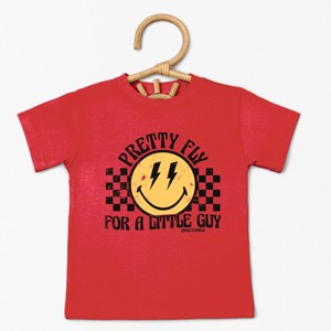The Juniper Shop SmileyWorld Pretty Fly For A Little Guy Toddler Short Sleeve Tee - 1 of 4