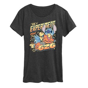 Women's - Lilo and Stitch - Stitch Experiment 626 Short Sleeve Graphic T-Shirt - 1 of 4