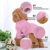 Unique Bargains Cotton Fleece Warm Comfortable Pet Hooded Sweatshirt - 3 of 4