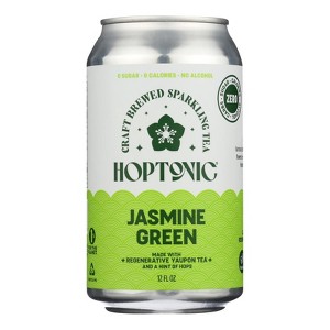 Hoptonic Tea - Sparkling Green Tea Jasmine - Case of 6 - 12 Fz - 1 of 1