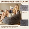 ORRD Giant Bean Bag Chair with Arms, High-Density Memory Foam Filled, Removable Washable Cover for Living Room & Bedroom - 3 of 4