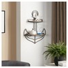 Anchor Wall Shelf - Danya B.: 2-Tier Maritime Storage, Metal Frame, No Assembly Required - image 2 of 3