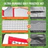 VEVOR Golf Practice Hitting Net, Huge 10.8x7ft Golf Net, , Portable Home Golf Aid Net with Solid Fiberglass Frame and Carry Bag - 3 of 4