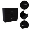 NicBex 3 Drawer Dresser for Bedroom,Chest of Drawers with Metal Handle Design,Modern Freestanding Dresser,Storage Dressers for Bedroom - 4 of 4