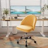 LACOO Vanity Chairs Adjustable Shell-Shaped Chair - 2 of 4