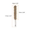 Unique Bargains Sturdy Wear-resistant 1/4" Hex Shank Handle Cleaning Brass Bore Brush - 2 of 4