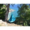 The Hamptons Collection 60” Light Blue Heavy Duty Hanging Cacoon Chair with Hanging Hardware - image 2 of 2