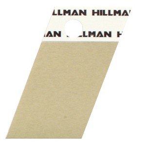 Hillman 1.5 in. Reflective Aluminum Self-Adhesive Full Spacer Blank 1 pc (Case of 6) - 1 of 1