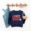 The Juniper Shop Retro Hot Cocoa Vibes Mug Toddler Graphic Sweatshirt - 3T - Navy - 2 of 2