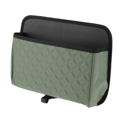 Unique Bargains Auto Trash Can With Lanyard Hanging Front Rear Seats Trash Bin 1 Pc
