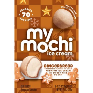 My/Mochi Gingerbread Ice Cream - 7.5oz/6ct - 1 of 3