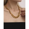 Link Necklace - HTUTWOO™ Stainless Steel 18K Gold Plated Fade-Resistant Jewelry, Hip Hop for Men and Women - 4 of 4
