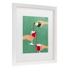 Trademark Fine Art - Raissa Oltmanns  Cheers Girls Matted Framed Art - 3 of 4
