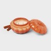 Lidded Glass Pumpkin Jar Candle - Threshold™ - 3 of 3