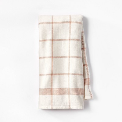 Dual Sided Terry Kitchen Towel Sage Green/Cream - Figmint™