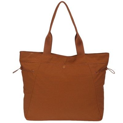 Hynes Eagle Travel Large Nylon Tote-Bronze