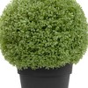 Northlight 22" Artificial Boxwood Ball Topiary in Round Pot, Unlit - 4 of 4