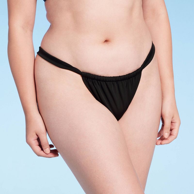 Women's Tunneled High Leg Extra Cheeky Bikini Bottom - Shade & Shore™, 5 of 7